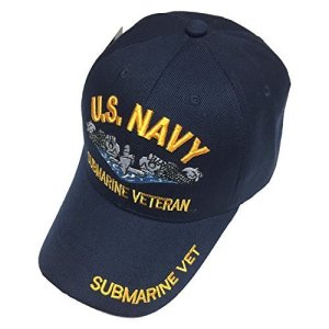 Army Gear U.S. Military Hat US NAVY Submarine Veteran Baseball Cap Mens Adjustab