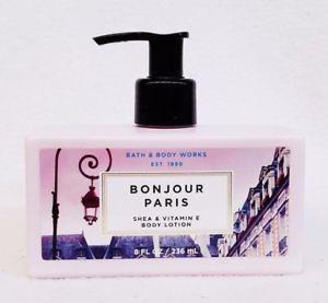 Default Title - Bath & body works bonjour paris shea & vitamin e body lotion 8 oz