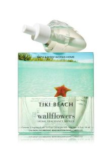 Default Title - Bath & body works tiki beach aromatherapy wallflowers 2-pack home fragrance refi