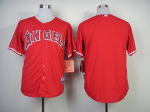Blank no name Jerseys Angels of Anaheim red t shirts