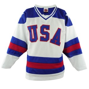 Blank Number 1980 Miracle On Ice USA Movie Stitched Hockey Jersey white