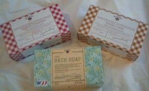 BOLERO OF BEVERLY HILLS - Three Assorted All Natural Bath Soaps