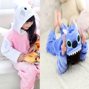 Boys Girls Pajamas Sleepwear  Kigurumi Child Jumpsuit Kid Animal Cosplay Costume