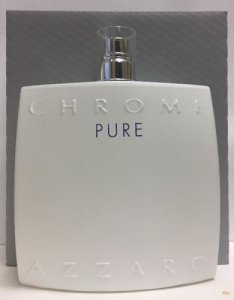 Chrome Pure for men by Azzaro 3.4 oz Eau De Toilette Sp.3.3oz/100 ml  NO BOX