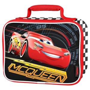 DISNEY CARS 3 LIGHTNING  McQUEEN Lead Safe Insulated Lunch Tote Box Bag $20