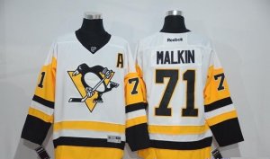 Evgeni Malkin Alternate Away White Pittsburgh Penguins Hockey Jersey