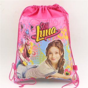 Fabric Soy Luna Drawstring Bags Kids Favors Events GiftsHappy Birthday Party Dec