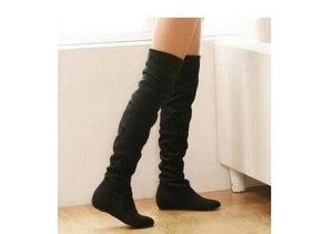 Fashion Black Leopard Women Boots Winter Spring Ladies Flat Bottom Boots Shoes O