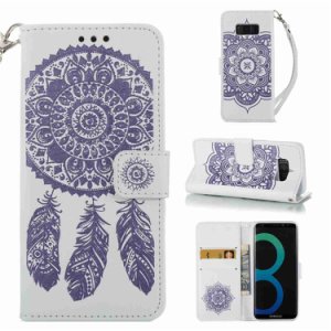 Galaxy S8 Case,XYX [Dreamcatcher - Purple] Wallet Folio Leather Phone Case Cover