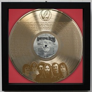 Grateful Dead Touch Of Grey Framed Laser Etched Gold LP Record M4