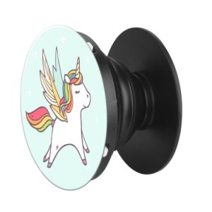 Happy Unicorn Pop Up Smart iPhone Android Expanding Stand & Socket Grip