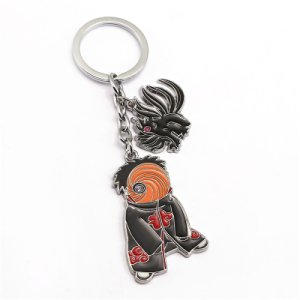 Hei NARUTO Tailed Beasts Key Ring Holder Chaveiro Anime Figure Key Chain Gift