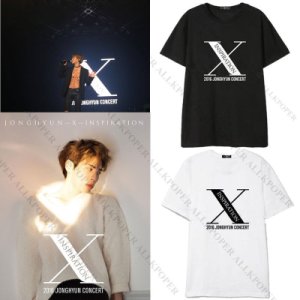 Kpop Shinee T-shirt Unisex Jonghyun X-INSPIRATION Concert Tshirt Tee Tops