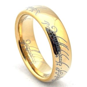 Lord Of The Rings Replica Tungsten Wedding Band