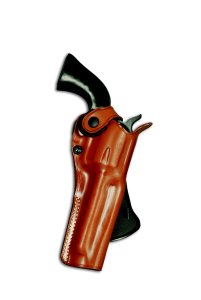 MASC LEATHER OWB PADDLE HOLSTER FOR RUGER VAQUERO 4.62''BBL 357 MAG R/H  #4010#