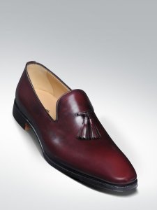 Men Burgundy tassels shoes moccasins, Mens formal shoes Men fashion dress shoes