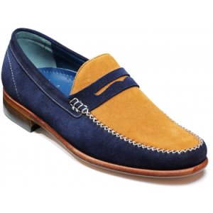 MEN,S BLUE AND TAN SUEDE LEATHER SHOES, MEN FORMAL SUEDE SHOES