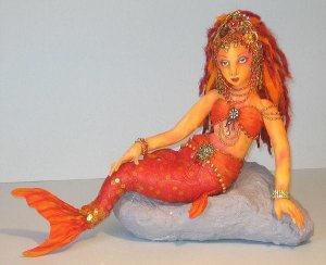 Minerva, The Princess Mermaid PDF Digital Cloth Doll Pattern By Arley Berryhil
