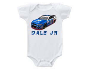 Nascar Dale Earnhardt Jr Stars And Stripes Edition Baby Onesie Or T-shirt
