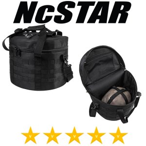 Nctar Padded Riot Tactical MOLLE Helmet Bag Gear Black