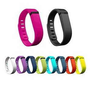 Th/fitbit - New 10 pack of replacement bands for fitbit flex fitness tracker & clasps sm/lg