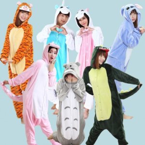 New Adult Unisex Kigurumi Pajamas Animal Cosplay Costume Fancy Sleepwear Siuts