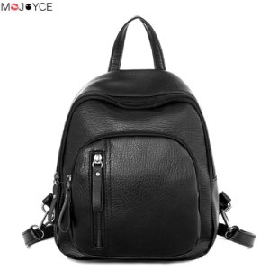 Kangaroobag - New classic women pu leather mini backpack girls casual preppy style school bag