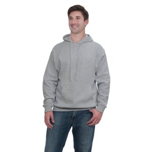 OTTO Unisex 8.0 oz. Pullover Hooded Sweatshirts Heath. Gray (3XL)