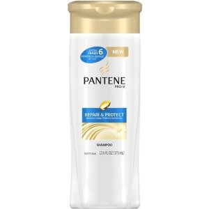 Pantene Repair and Protect Shampoo 12.6 OZ (Pack of 6) + (Vitaminder Power Shake