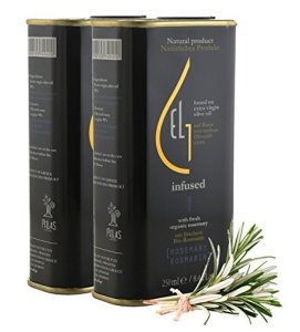 Pellas Nature | Fresh Organic Rosemary Infused Extra Virgin Olive Oil | Ultra-Pr