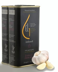 Pellas Nature | Organic Garlic Infused Extra Virgin Olive Oil | 8.45 Oz | 2 Pack