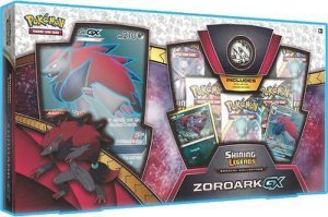 Pokemon Shining Legends Zoroark GX Collection Box 5 Booster Packs Promo Card TCG