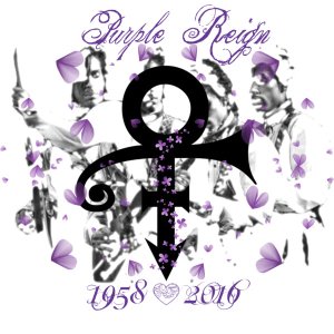 Prince   Purple Reign 1958 - 2016   3 x 3 Fridge Magnet