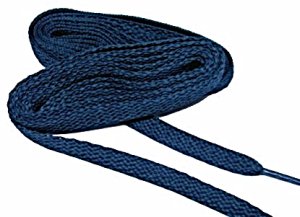 ProATHLETIC(TM) NAVY BLUE Chuck Taylor Style Flat Sneaker Laces (2 Pair Pack)