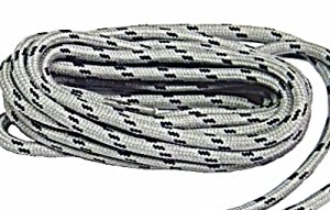 ProTOUGH(TM) GREY-BLACK Kevlar(R) Bootlace Shoelaces (2 Pair Pack)