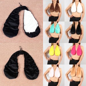 Unbranded - Sexy comfortable towel bra soft cotton boob sweat dripping towel halter tops