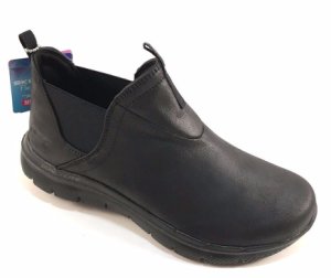 Skechers 12769 Black Dual-Lite Air Cooled Memory Foam Ankle Booties