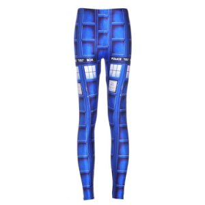 Summer Styles Sexy 2016 Women Sport Pants Women's Trousers Fashion Blue Tardis H