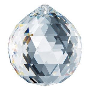 Swarovski Strass 30mm Faceted Ball Clear Prism Amazing Shine Rainbow Maker