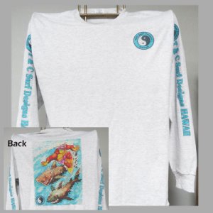 T&C,Town and Country,Hawaii Retro Thrilla,Surfing,LONG SLEEVE T-SHIRT,T-1022AshL