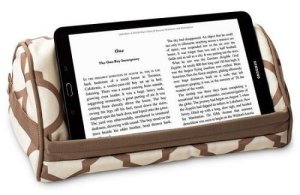 Tablet Pillow Stand Ipad Holder Electronics Movie Watching Comfort Reading Gold