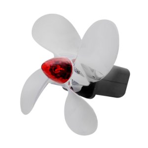 Super Automotive - Trailer hitch cover, toyota receiver hitch cover with red led light (propeller)