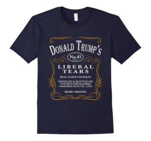 USA Pro President Trump : Liberal Tears Whiskey T-Shirt Men