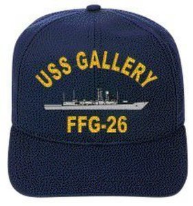 USS GALLERY FFG-26 EMBROIDERED SHIP CAP