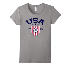 Vintage US National Woman's Soccer T-shirt Women