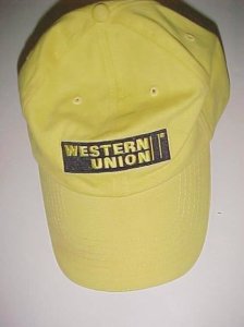 Western Union Financial Company 1851 Adult Unisex Yellow Baseball Cap One Size