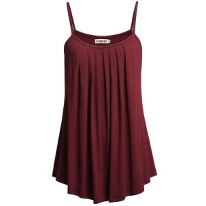 Wine Red Women Fashion Sexy Off Shoulder Cotton Loose Shirts Backless Camisole