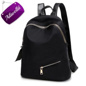 Women Backpacks Trendy Casual Waterproof Nylon Backpack Simple Female School Bag