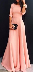 Women Bohemian A line evening prom party dress gown formal bridesmaid wedding