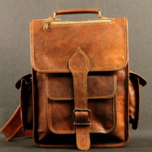 Women's Leather Sling Backpack Messenger Shoulder Bag Vintage Leather Backpack